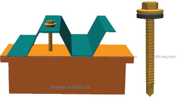 ROOF-PLUS Hex Roofing Screw Long