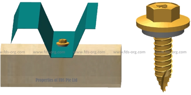 ROOF-PLUS Hex Roofing Screw Timber